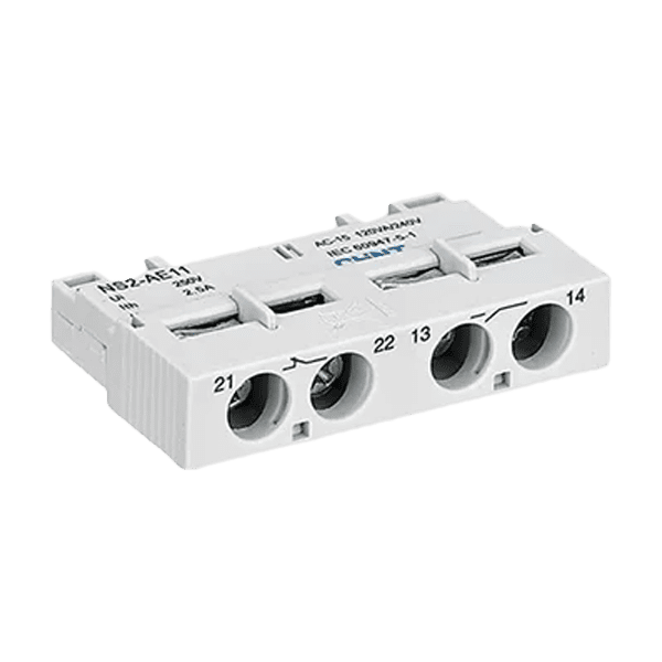 کنتاکت کمکی کلید حرارتی مدل NS2-AE11 برند چینت (1NO+1NC)