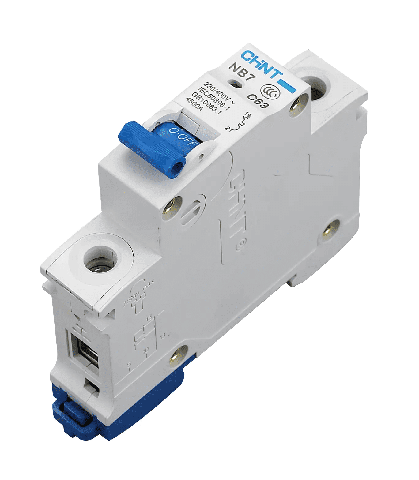 کلید مینیاتوری تکفاز 40 آمپر NB7-1P C40 تیپ C 1 کلید مینیاتوری تکفاز 40 آمپر NB7-1P C40 تیپ C