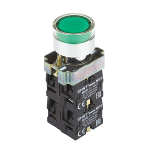 شستی استارت چراغدار سبز مدل NP2-BW-3361-LED برند چینت