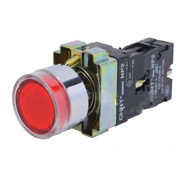 شستی استارت چراغدار قرمز مدل NP2-BW 3362 LED برند چینت 1 شستی استارت چراغدار قرمز مدل NP2-BW 3362 LED برند چینت